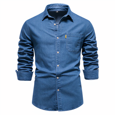 Harvey - Casual Denim polotröja för män