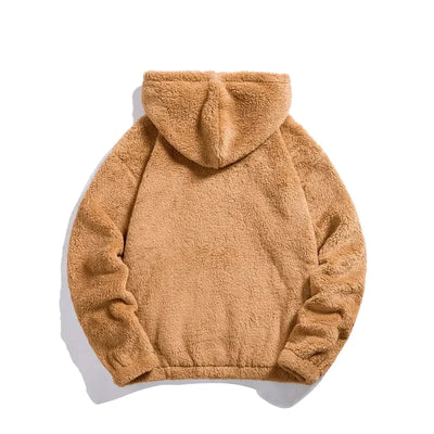 Josephin - Damers Mjuk Teddy Hoodie-Tröja